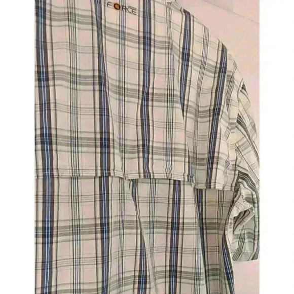 CARHARTT Men's‎ Force Relaxed Fit Lightweight Short Sleeve Plaid Shirt Large - Picture 6 of 12